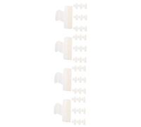 NIYANGLE 40 Pièces crédence de réfrigérateur garde d'angle de réfrigérateur pare-éclaboussures multifonctions cuisine accessoires accessoire cuisine barrière d'angle en plastique Ménage