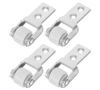 NIYANGLE 4pcs Roues de Guidage Silencieuses en Nylon pour Meubles et Tables à Manger, Structure Stable, Design Ultra-silencieux pour Ajustements Nocturnes et Réorganisation Facile