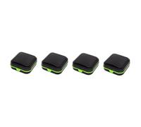 NIYANGLE 4pièces Boîte De Portable Pour Appareils Auditifs Étui Dur Et Pour Voyage Et Rangement Conserve Amplificateurs Auditifs État
