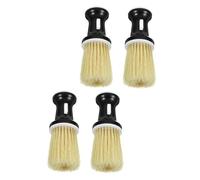 NIYANGLE 4pièces Brosse à Épousseter Pour Salon Avec Tête Amovible Brosse Douce Pour Cheveux Nettoyage De Cou Et Massage Du Chevelu Usage à Domicile Et Professionnel