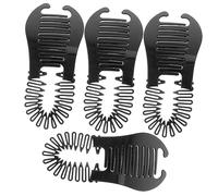 NIYANGLE 4pièces Peignes Banane Interconnectés Outil De Coiffure Flexible Accessoire Pratique Pour Tresses Et Chignons