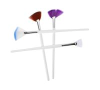 NIYANGLE 4pièces Pinceaux Applicateurs De Masque Facial Lot De Pinceaux Éventail Doux Et Amicaux Pour Peau Pour Application Uniforme Des Soins Peau Produits Cosmétiques
