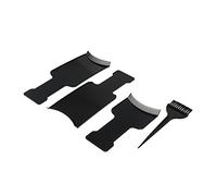 NIYANGLE 4pièces Pinceaux Et Plaques De Capillaire Outils De Coloration Mise Valeur Pour Salon Et Usage Domestique