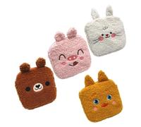 NIYANGLE 4pièces Sac de Rangement Adorable pour Serviettes Hygiéniques Étanche et Lavable Organisateur Pratique pour Tampons et Protège-mamelons pour Usage Quotidien Couleur Aléatoire