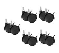 NIYANGLE 5 Ensembles Roue Universelle Industrielle Roulettes De Bureau Roues De Support À Linge Roues De Support À Linge Roulette Pour Chariot Roues De Remplacement Pour Panier 2 pièces * 5