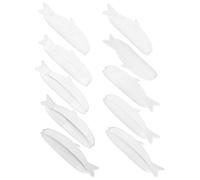 NIYANGLE 5 Paires de Patchs Adhésifs pour Rehaussement de Cils en Silicone Transparent Forme Baleine Coussinets Souples Compatibles Toutes Formes d'Yeux Outil Professionnel pour