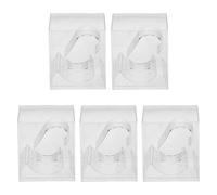 NIYANGLE 5 Pièces Boîte de Rangement Transparente pour Montres en Plastique Couvercle Protecteur, Dimensions 8,8x7,2x4,8 Cm, pour Bureau ou Vitrine de Centre Commercial