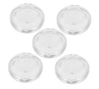 NIYANGLE 5 Pièces Boîte d'emballage de cils organisateur de cils FAUX récipient transparent fouetter case de cils étui de rangement pour cils organisateur de stockage de cils Plastique Noir