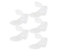 NIYANGLE 5 Pièces Embout Buccal en Silicone Portable pour Régulateur et Tuba Retour de Pression Précis, Adapté la Rééducation Pulmonaire en Centre Sports en Plein Air