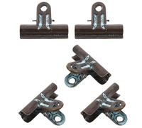 NIYANGLE 5 Pièces Lot de Pinces Bulldog Rétro Fer Clips Robustes pour Photos et Documents Serre-documents Vintage pour Bureau et Organisation Mémoire