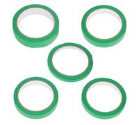 NIYANGLE 5 pièces Ruban Adhésif de Masquage Vert Adhésion Forte sans Résidu pour Bricolage Art et Rénovation Murale Papier Washi Écologique pour Garçon Fille et Projets Créatifs