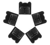 NIYANGLE 5 Pièces Support pour Sèche-Cheveux Mural sans Perçage, Plastique | Organisateur D’outils Capillaires, Diamètre 43mm, avec Gestion du Câble, pour Salle de Bain Moderne