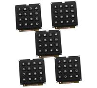 NIYANGLE 5 Pièces Touches du Clavier Industriel Clavier Ergonomique Clavier Compact Clavier Industriel * de Clavier Interrupteur Changer Clavier matriciel Module clé Plastique