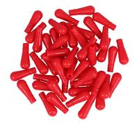 NIYANGLE 50 pièces Bouchons Pipette Silicone Rouge Étanches Caps Aspiration pour Laboratoire Installation Simple et Protection Anti-fuite