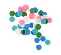 NIYANGLE 50 pièces Diffuseur Huiles Essentielles Coussinets de Recharge Ronds DIY pour Collier Médaillon Maison Bureau Voiture