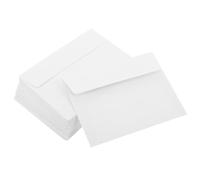NIYANGLE 50 pièces Enveloppes Blanches Format Auto-adhésives pour Invitations Lettres Cartes de Vœux Mariage et Correspondance Professionnelle