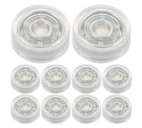 NIYANGLE 50 Roulements à Billes Miniatures Transparents pour Bricolage Bases Rotatives Précises pour Moulins à Vent et Ornements Décoratifs Accessoires Rotatifs DIY pour Loisirs Créatifs