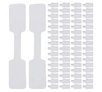 NIYANGLE 500 Étiquettes à Bijoux Vierges Autocollantes Blanches en Papier, Mini Étiquettes de Prix pour Colliers, Bracelets et Bagues, Adaptées aux Présentoirs à Bijoux, pour Gestion