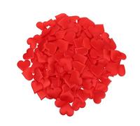 NIYANGLE 500 Pétales en Éponge de Cœur Rouge pour Décoration de Table Confettis Réutilisables pour Mariage Saint-Valentin Fête Pack 5 X 100 Pièces