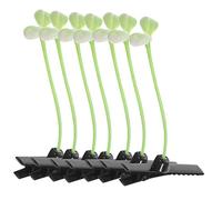 NIYANGLE 50pièces Épingles à Cheveux à Motifs de Pousses Décoratives et Créatives Imitation Plante pour Filles Petites Plantes Vertes