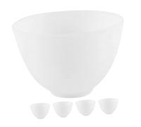 NIYANGLE 5pièces Bol Mélangeur Pour Masque Facial Silicone Lot De Bols Anti-chute Pour Fabrication De Masques à Domicile Ou Institut