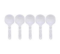 NIYANGLE 5pièces Coffr Cuillères De Mesure Transparentes Pour Masque Facial Outils Pratiques De Mélange Dosage Pour Salon De Beauté Et Cuisine