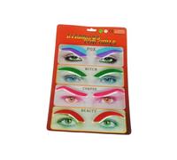 NIYANGLE 5pièces Faux Sourcils pour Déguisement Halloween Cosplay Accessoires de Soirée Sourcils Animaux et Fantômes Lot