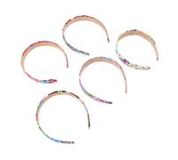 NIYANGLE 5pièces Headbands Imprimé Floral Accessoires De Cheveux Élégants Et Confortables Assortiment
