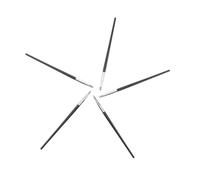 NIYANGLE 5pièces Lot De Pinceaux Silicone Pour Nail Art Outil Essuyage Façonnage Peinture Et Modelage Argile