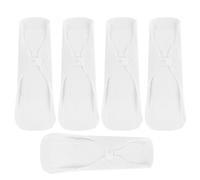 NIYANGLE 5pièces Lot de Serviettes Hygiéniques Lavables Protections Menstruelles Réutilisables pour Femmes Lingettes Coton Douce et Respirante