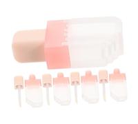 NIYANGLE 5pièces Tubes Recharges Pour Gloss à Lèvres Forme De Glace Contenants Plastique Pour Huile à Lèvres Et Vials Diy Pour Cosmétiques