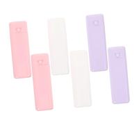 NIYANGLE 6 Ensembles Lentilles de Contact Noires Lentilles Sclérales Bâtonnet pour Charactères