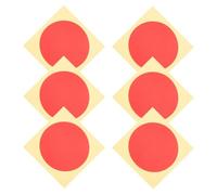 NIYANGLE 6 Feuilles Autocollants D'identification de Jauge Réfléchissants en Film Réfléchissant Rouge pour Manomètres Impression Haute Définition pour Avertissement de Sécurité