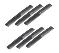 NIYANGLE 6 Pièces Brosse à Lot De Peignes De Coiffure Plastique Peignes à Double Dent Portables Pour Femmes à Mains Pour Cheveux Fins Et Épais