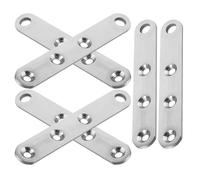 NIYANGLE 6 pièces Charnière Pivotante Acier Inoxydable pour Meubles Paumelle Invisible Robuste Accessoire de Charnière pour Portes Armoire Compatible Meubles et Placards