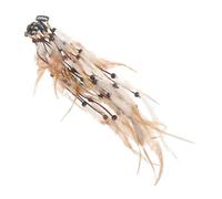 NIYANGLE 6 Pièces Extensions De Cheveux à Clips Extensions De Cheveux Pour Dreadlocks à Clips Pour Femmes Pour Dreads Vintage Bandeau Indien