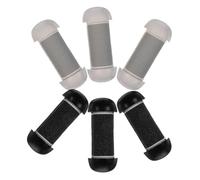 NIYANGLE 6 Pièces Pédicure Électrique Étanche Pièce De Remplacement Dissolvant Des Remplacement Tête De Rouleau Électrique Rouleaux De Recharge De Broyeur De Pied Gravier