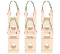 NIYANGLE 6 pièces Support Central Bois pour Piano Bride Amortisseur Clavier de Réparation Durables et Légères Outil Accordage Piano Portable