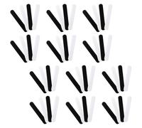 NIYANGLE 60 Coussinets Absorbants Anti-Transpiration pour Chapeau Doublures Adhésives Noires et Blanches Protections Jetables pour Casquettes et Cols Confort Quotidien et Usage Portable