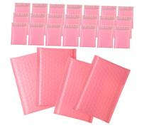 NIYANGLE 60 pièces Lot de Enveloppes Bulles Rembourrées Rose Sacs Expédition Résistants et Étanches Pochettes Emballage pour Vêtements et Colis Fragiles