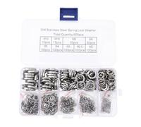 NIYANGLE 600 Rondelles à Ressort en Acier Inoxydable, Kit 600 Pièces Gb93 M2-m10, Joints de Réparation Résistants la Corrosion pour Machines Industrielles et Véhicules, Fixation