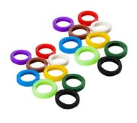 NIYANGLE 64 Pièces de Couvre-clés en Silicone Extensible et Confortable, Étuis Colorés pour Clés, Identifiants Pratiques pour Organisation et Usage Quotidien Couleur Couleur Aléatoire