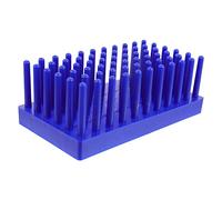 NIYANGLE 66 égouttoir support de support de tube à support pour sécher le tube à étendoir etendoire Rack de séchage porte-éprouvettes support pour tubes de laboratoire Plastique