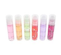 NIYANGLE 6pièces à Lèvres Hydratant Aux Fruits Lot De Baumes à Lèvres Pomade Avocado Strawberry Cherry Soin Nourrissant Et Protecteur