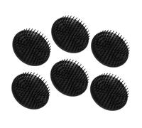 NIYANGLE 6pièces Brosse à Ronde Masseur Pour Exfoliateur Et Nettoyeur De Pellicules Pour Nettoyage Capillaire Stimulée