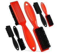 NIYANGLE 6pièces Brosse Vintage Pour Barbier Brosse Nettoyage Trimmer Nylon Accessoires Coiffure Homme Multifonction Portable Pour Salon Et Usage Personnel