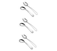 NIYANGLE 6pièces Cuillère Courbée Pour à Alimentation Personnes Âgées Ustensiles Ergonomiques Adaptés Aux Patients Alités