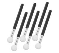 NIYANGLE 6pièces Éponge Maquillage Champignon Pinceaux Correcteurs Applicateurs Set de Poudre Fond de Teint Usage Sec ou Humide Distribuer Maquillage Visage