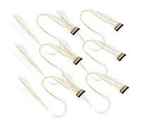 NIYANGLE 6pièces Kit Extensions De Cheveux Pailletés Tinsel Clip in Cheveux Et Éblouissants Pour Et Événements Spéciaux