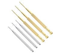 NIYANGLE 6pièces Stylo Sonde Auriculaire pour Acupuncture Réflexologie Faciale et Massage Manuel Outil de Pression avec Pointe Sensible Acier Inoxydable